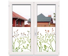 Dekoratyvinė balta matinė lipni plėvelė DECO36