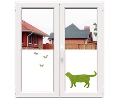 Dekoratyvinė balta matinė lipni plėvelė DECO40