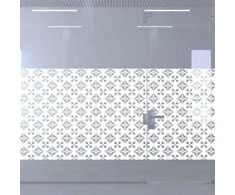 Dekoratyvinė balta matinė lipni plėvelė DECO16