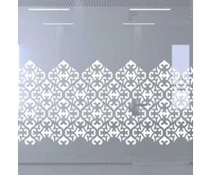 Dekoratyvinė balta matinė lipni plėvelė DECO12