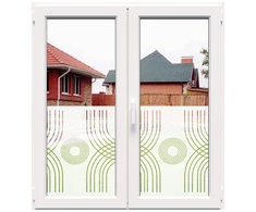 Dekoratyvinė balta matinė lipni plėvelė DECO44