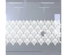 Dekoratyvinė balta matinė lipni plėvelė DECO19