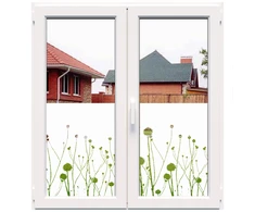Dekoratyvinė balta matinė lipni plėvelė DECO34