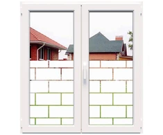 Dekoratyvinė balta matinė lipni plėvelė DECO10