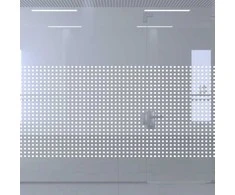 Dekoratyvinė balta matinė lipni plėvelė DECO18