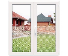 Dekoratyvinė balta matinė lipni plėvelė DECO17