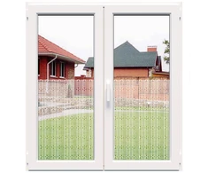 Dekoratyvinė balta matinė lipni plėvelė DECO24