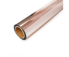 Atspindinti apsauginė plėvelė "Veidrodinė plėvelė 80%" Bronza 0.52m pločio. 2m ilgio