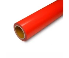 Lipni plėvelė "Oranžinė spalva" Matinė 1.23m pločio. 7m ilgio