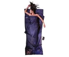 Kelioninė patalynė COCOON TravelSheet 220x90cm 100% Ripstop Silk - Tamsiai mėlyna