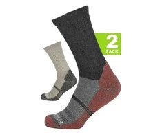 Kojinės Lorpen MH2PC Wool Hike 2 Pack - S (35-38) - Tamsiai pilka