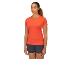 Moteriški marškinėliai Rab Sonic Ultra Tee Wmns - S - Tamsiai pilka