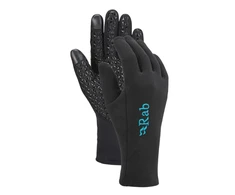 Moteriškos pirštinės Rab Power Stretch Contact Grip Glove Wms - Juoda - M