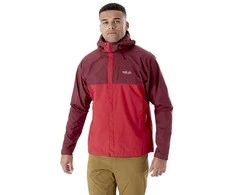 Vyriška striukė nuo lietaus Rab Downpour Eco Jacket - Juoda - M
