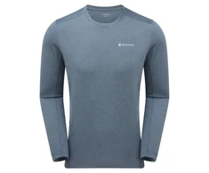 Vyriški marškinėliai Montane Dart Long Sleeve T-Shirt - XXL - Mėlyna (atlantis)