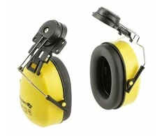 Apsauginės ausinės TOLLENSE prie šalmo Hogert HT5K176, geltonos