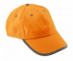 Darbo kepuraitė medvilnė CE / 57-61cm, oranžine, Hogert, HT5K497