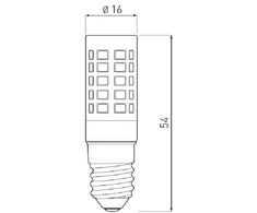 Elektros lemputė LED GTV LD-E14P35WE-30, E14, 350lm, 3000K