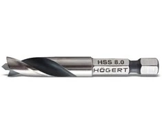 Hogert Šešiabriaunis kotas, 1/4 colio, pagamintas iš HSS plieno, Ø 8 mm, L=60 mm