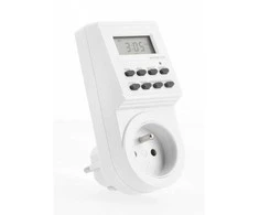GTV 24h/7 elektroninis programuojamas laikmatis, baltas, PC-ELE724-00