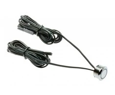 GTV Jutiklinis jungiklis, apšviečiamas, 12 V DC, maks. 20 W, laidas 1500 mm, chromuotas