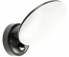 GTV LED fasado šviestuvas su judesio jutikliu TERRO, 10W, 1200lm, IP54, AC220-240V, 50/60Hz, 4000K, juodas, LD-TER10WBPIR-10