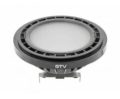 GTV LED lemputė, AR111, 3000k, G53, 12,5 W, DC12V, 120°, 1100lm, Juoda