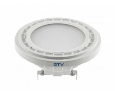 GTV LED lemputė, AR111, 3000K, G53, 12,5 W, DC12V, 120°, 1100lm, balta
