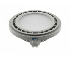 GTV LED lemputė, es111, 3000K, GU10, 12,5 W, AC220-240V, 120°, 1100lm, 109ma, pilka