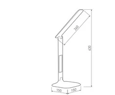 GTV Stalinė lempa GALACTIC LED, 5W, 240lm, AC220-240V, 50/60Hz, keičiamos spalvos (3000K, 4000