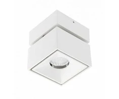 GTV LED šviestuvas Bianco CP, 8W, 680lm, ra≥80, ip20, 36°, 2700/3300 / 4000K, kvadratas, baltas