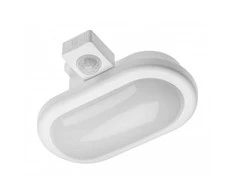 Sieninis šviestuvas GTV LED pertvarinis šviestuvas DELTA 6W OVAL su jutikliu, 6W, 400lm, AC220-240V, 50/60 Hz, PF>