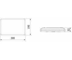 GTV LED šviestuvas MACARI su prieblandos jutikliu, 12W, 950lm, AC220-240V, 50 / 60Hz