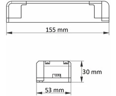 GTV Maitinimo šaltinis LED PRO 12V/33W.
