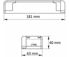 GTV Maitinimo šaltinis LED PRO 12V/65W