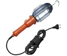 GTV Nešiojamasis šviestuvas, E27, 5 m, maks. 60 W, oranžinis