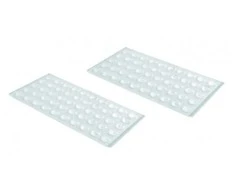 GTV Silikoninės pagalvėlės baldams, 10x3mm, skaidrios, 100 vnt.