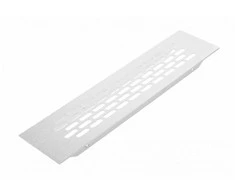 GTV Ventiliacinės grotelės, 245 x 60 mm, šlifuoto plieno spalva