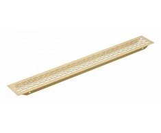 GTV Ventiliacinės grotelės 480 x 60mm, auksines spalvos