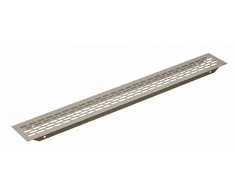 GTV Ventiliacinės grotelės 480 x 60mm, šviesaus antracito spalvos