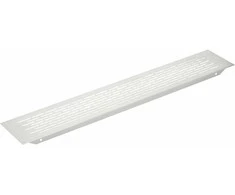 GTV Ventiliacinės grotelės, 480 x 80 mm, šlifuoto plieno spalvos