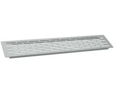 GTV Ventiliacinės grotelės , 500 x 100 mm, nerūdijančio plieno efektas