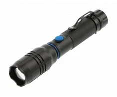 GTV LED žibintuvėlis su įmontuotu akumuliatoriumi, 2000 mAh, 8W, 800lm, 6400K, IP20, juodas