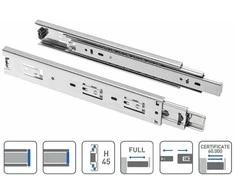 Guoliniai bėgeliai GTV Prestige PK-0-H45-400, pilki