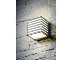 Lauko sieninis LED šviestuvas SIROLO, 10W, 1000lm, 4000K, IP54, Grafito Spalvos, GTV
