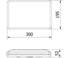 MACARI šviestuvas su prieblandos jutikliu, LED, 10-7-5W, 100lm/W, 4000K, IP65, LD-MCR10-7-5W-NB, GTV