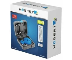 Medžio gręžimo karūnų komplektas Hogert HT6D464, 19-75mm., 14 dalių