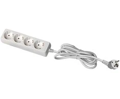 GTV Prailgintuvas schuko 4 lizdai, 3 m