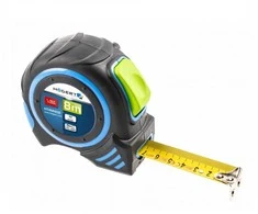 Hogert Matavimo juosta 8 m 25 mm su automatiniu stabdymu, nailonas su magnetais