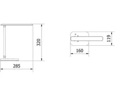 GTV HIKARI LED stalinė lempa, 6W, 400lm, AC220-240V, 50/60Hz, CCT, balta